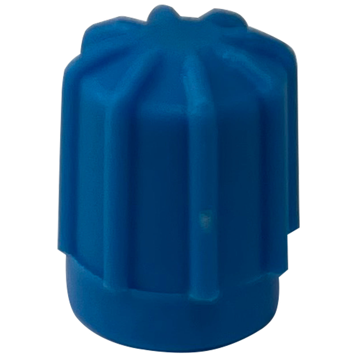 Blue A/C R-134a Low Side Service Port Cap Aeroquip 13 MM - M8 x 1.0 MM - 10 Pack