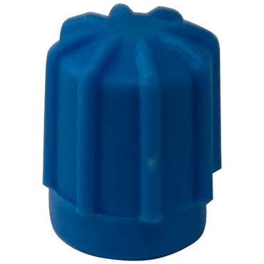 Blue A/C R-134a Low Side Service Port Cap Aeroquip 13 MM - M8 x 1.0 MM - 10 Pack