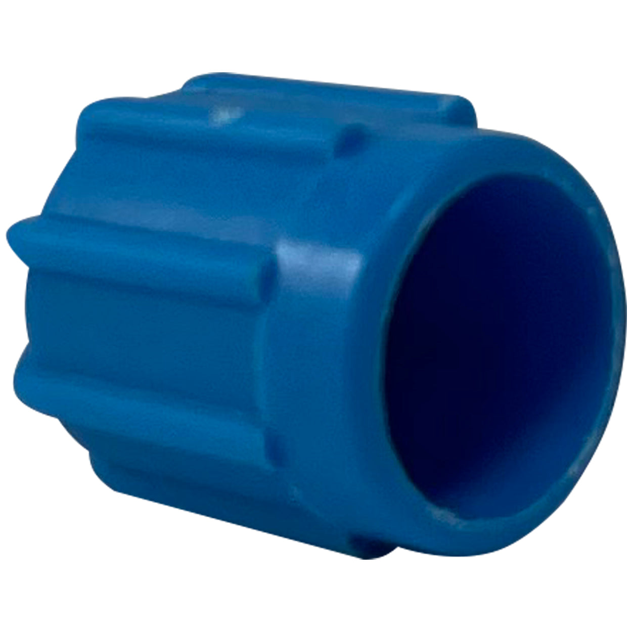 Blue A/C R-134a Low Side Service Port Cap Aeroquip 13 MM - M8 x 1.0 MM - 10 Pack