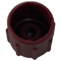 Red A/C R-134a High Side Service Port Cap Aeroquip 16 MM - M10 x 1.0 MM - 10 Pack