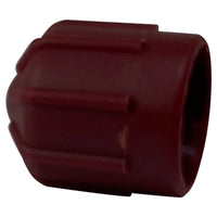 Red A/C R-134a High Side Service Port Cap Aeroquip 16 MM - M10 x 1.0 MM - 10 Pack