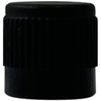 Black A/C R-12 High Side Service Port Cap Block Off - 3/16" - 10 Pack