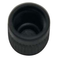 Black A/C R-12 High Side Service Port Cap Block Off - 3/16" - 10 Pack