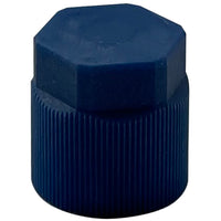 Blue A/C R-134a Low Side Service Port Cap 15 MM - 10 MM x 1.25 - 10 Pack