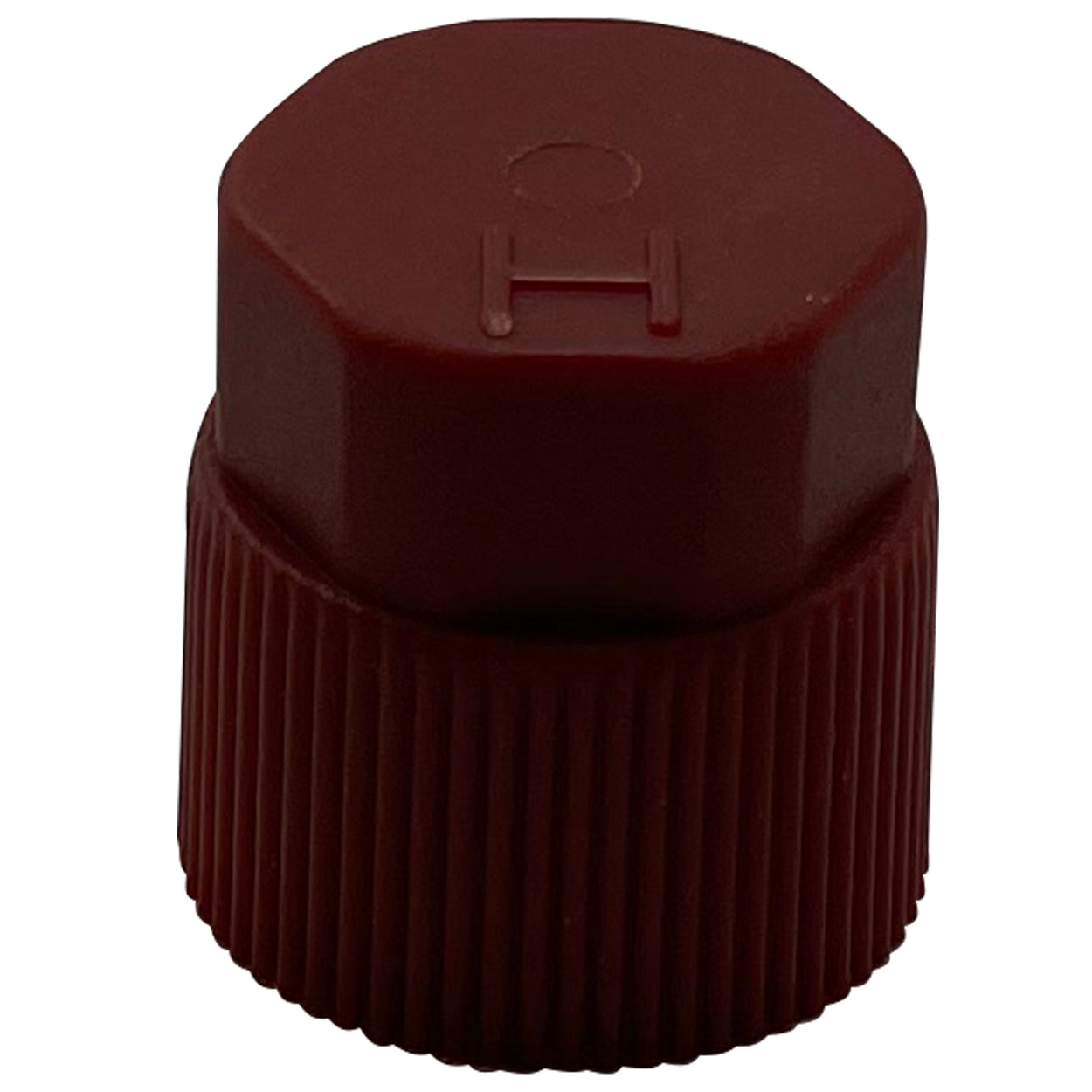 Red A/C R-134a High Side Service Port Cap 17 MM - 10 MM x 1.25 - 10 Pack