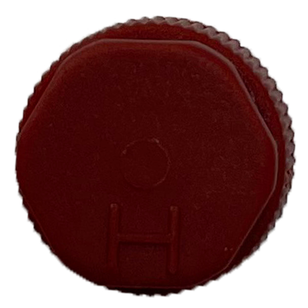 Red A/C R-134a High Side Service Port Cap 17 MM - 10 MM x 1.25 - 10 Pack