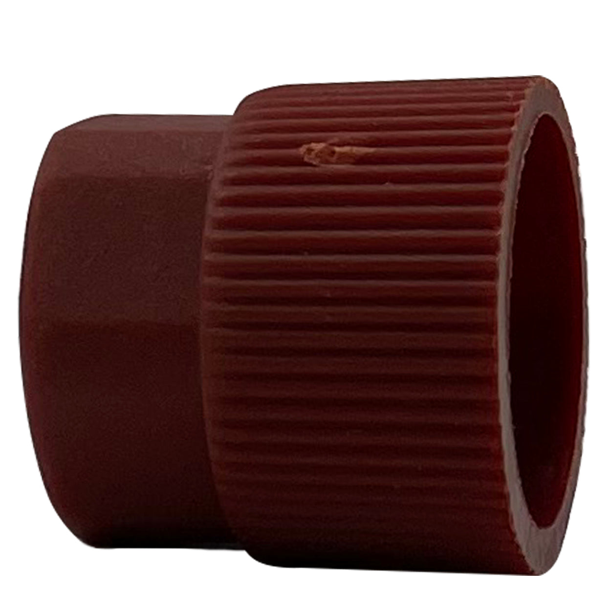 Red A/C R-134a High Side Service Port Cap 17 MM - 10 MM x 1.25 - 10 Pack