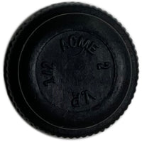 Black A/C Service Port Cap For Cylinders & Equipment - 1/2" - 10 Pack