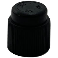 Black A/C Service Port Cap For Cylinders & Equipment - 1/2" - 10 Pack