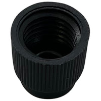 Black A/C Service Port Cap For Cylinders & Equipment - 1/2" - 10 Pack