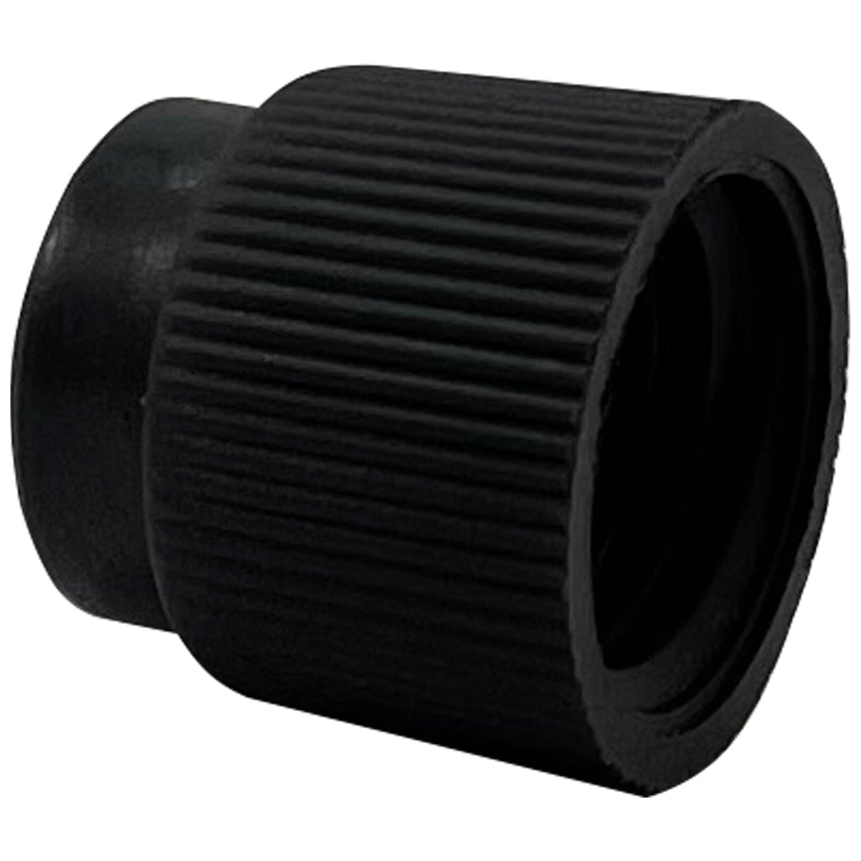 Black A/C Service Port Cap For Cylinders & Equipment - 1/2" - 10 Pack