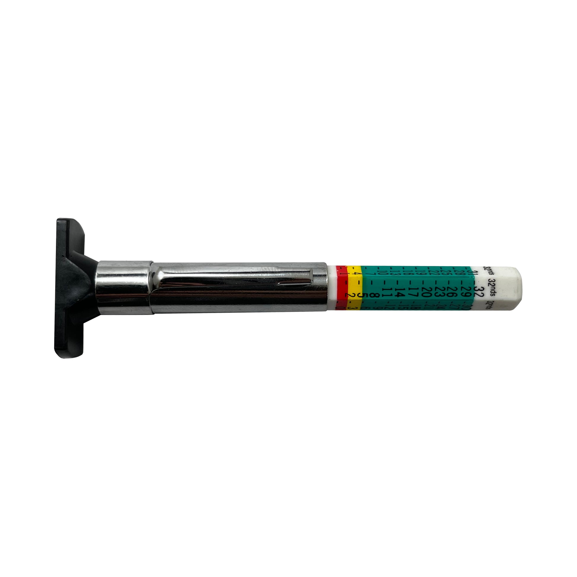 Tire Tread Depth Gauge. Measures in 32nd and mm
