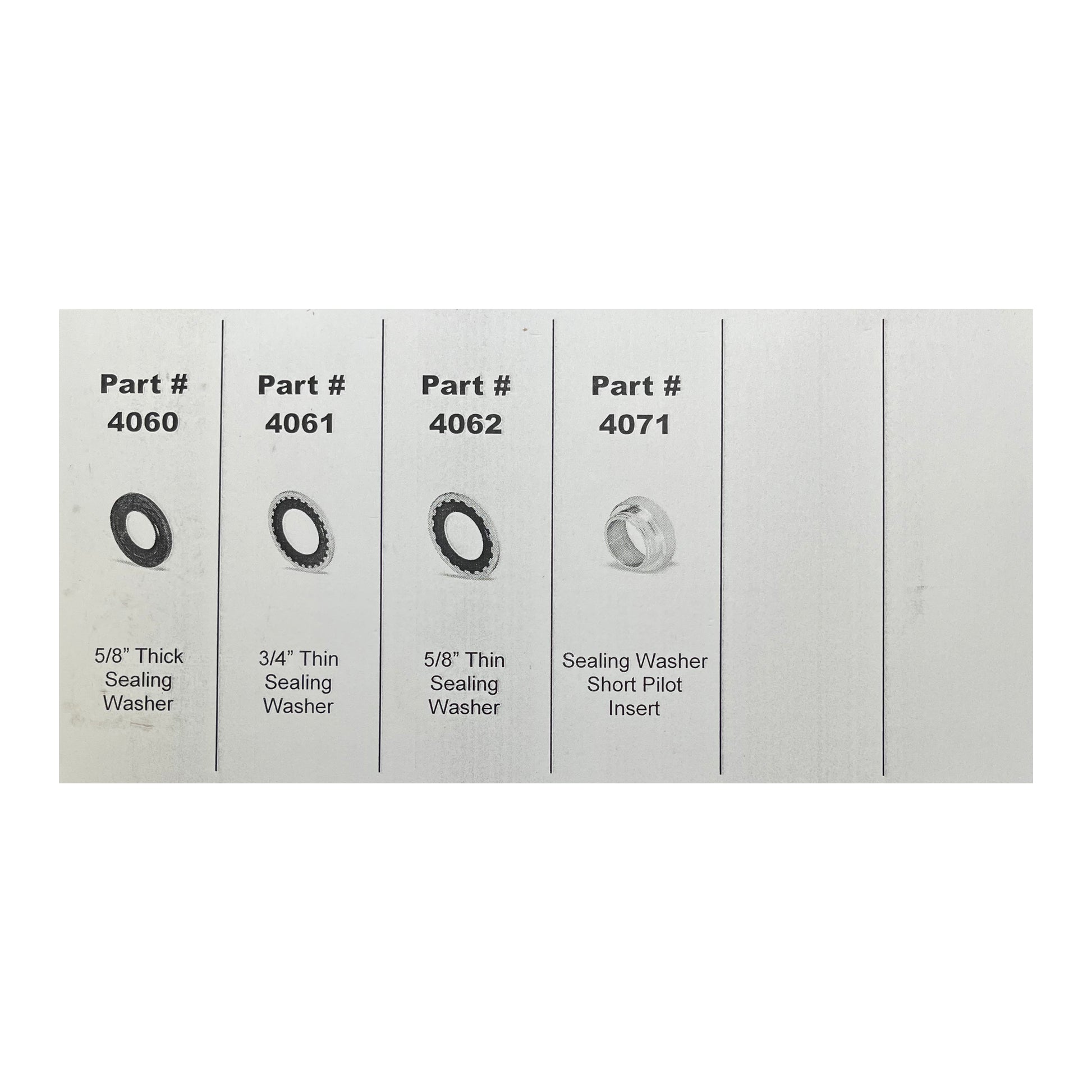 24 Piece GM Sealing Washer Assortment