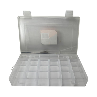 TRANSLUCENT UTILITY BOX, 24 COMPARTMENT  10.75" x 7" x 1.75"