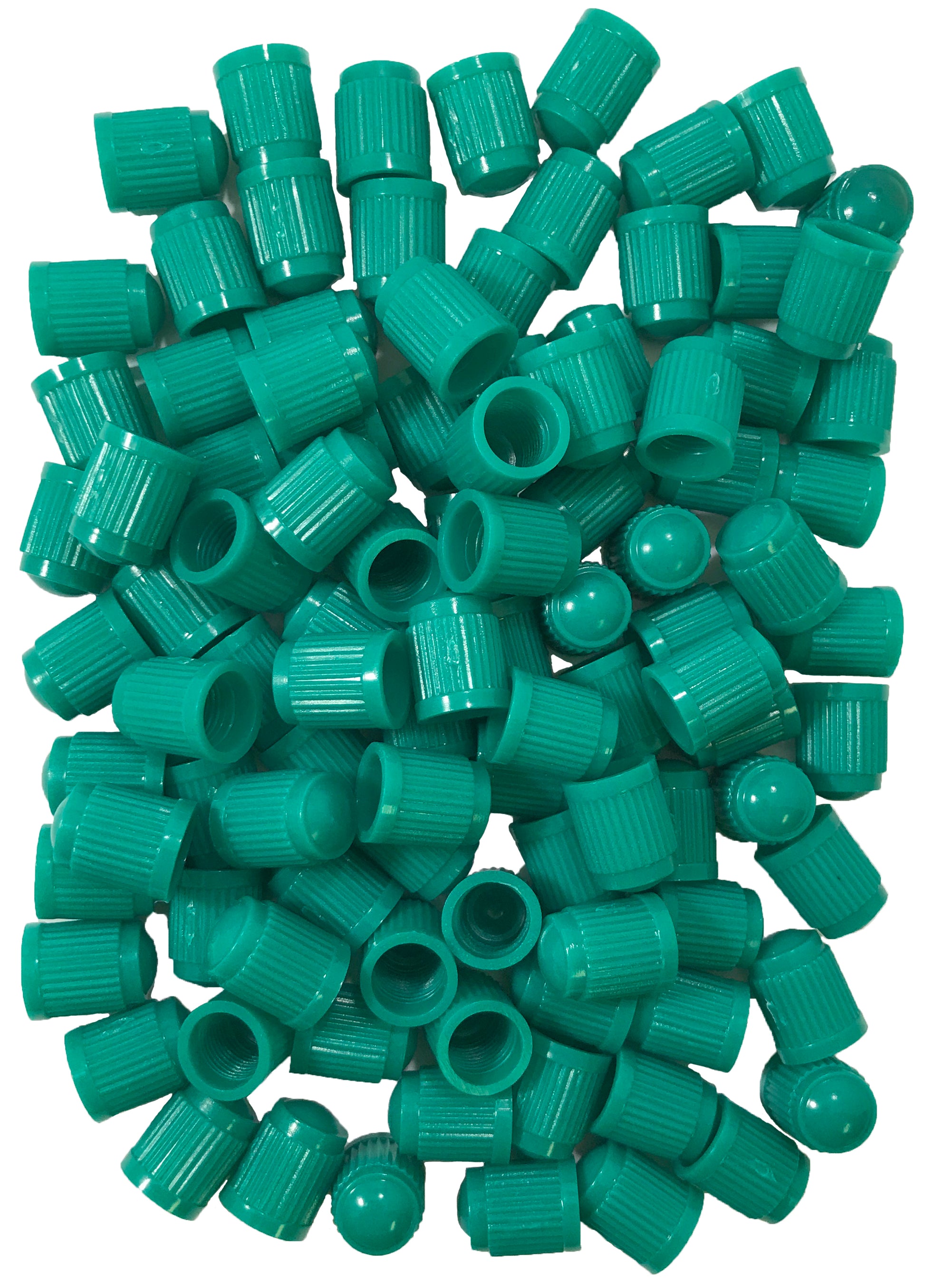 1000 Pack Of Green Valve Caps for Nitrogen Filled Tires