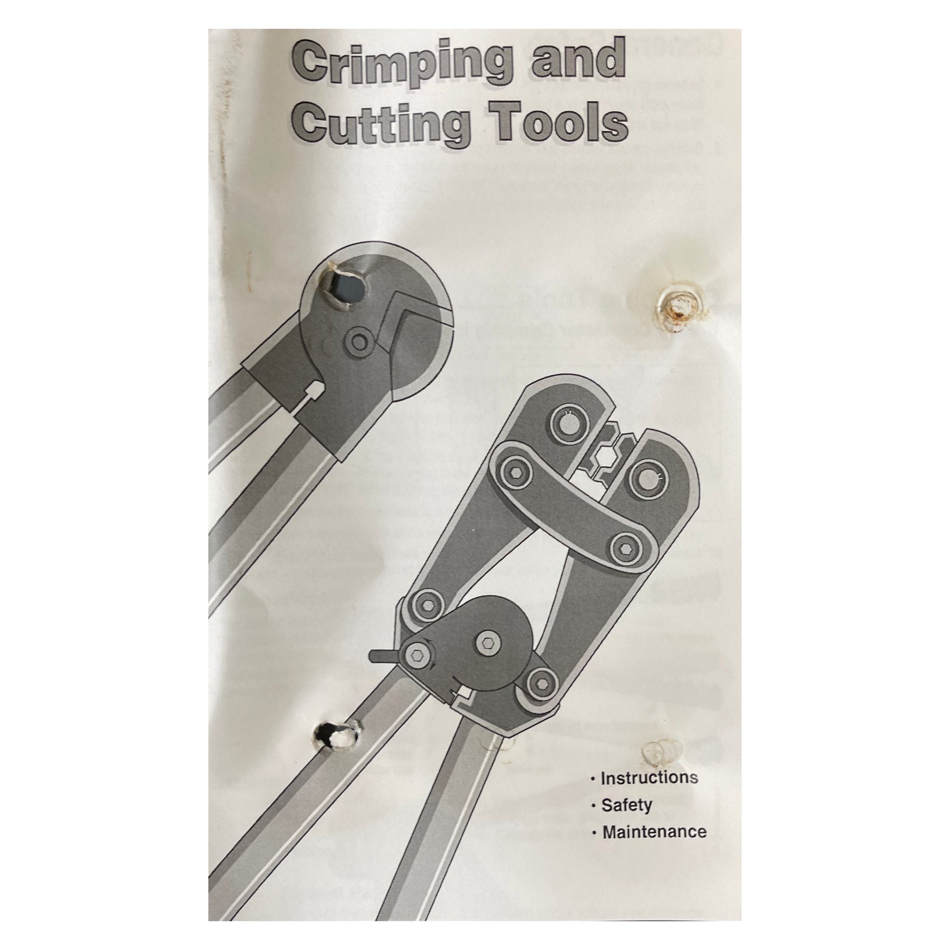 Heavy Duty Hex crimp Battery Wire Terminal Lug Crimper For 8 to 4/0 Gauge