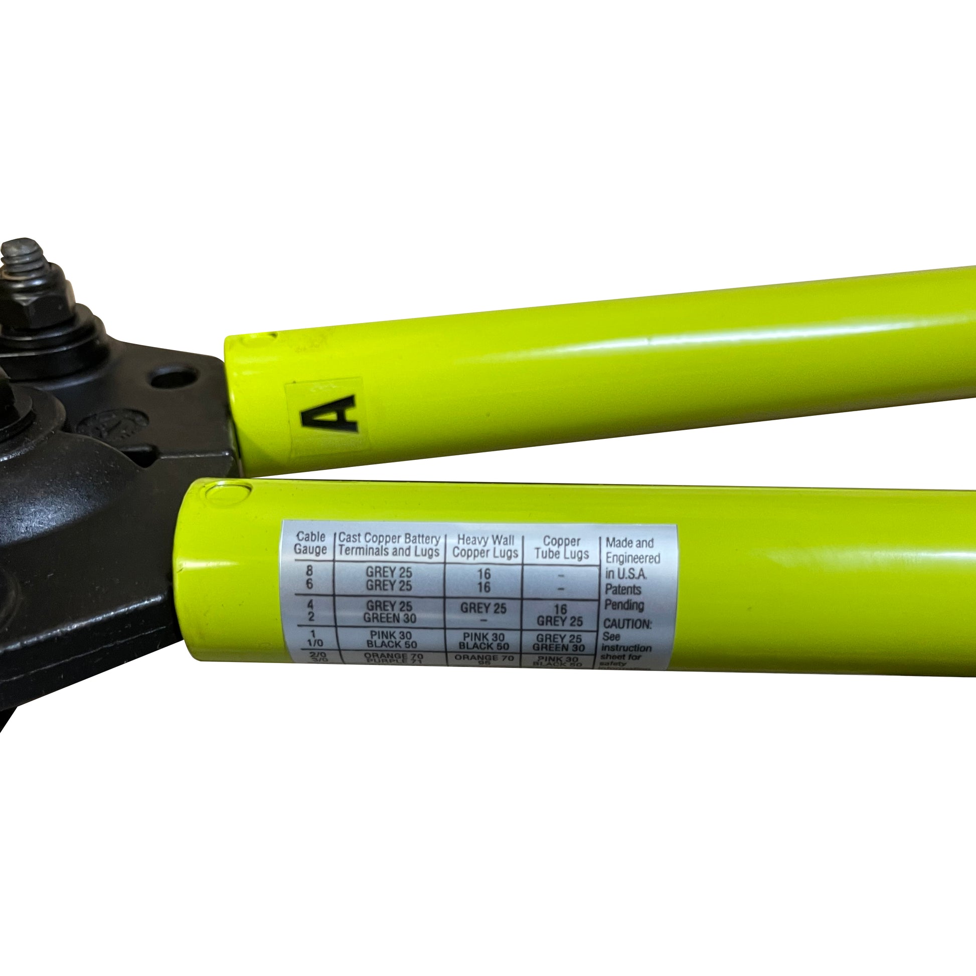 Heavy Duty Hex crimp Battery Wire Terminal Lug Crimper For 8 to 4/0 Gauge