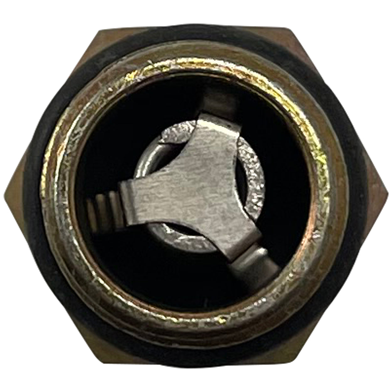A/C Aeroquip Steel OE Style R-134a Low Side Service Valve Port - M13 x 1 Thread