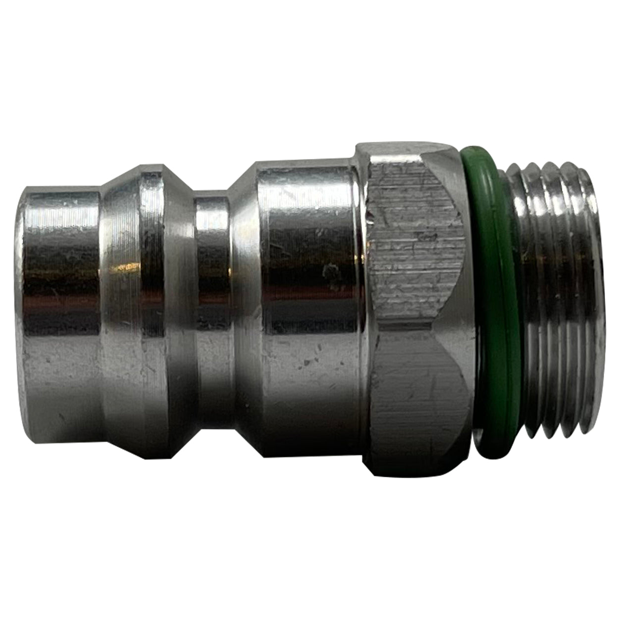 A/C Aeroquip Aluminum OE Style R-134a High Side Service Valve Port - M15 x 1 Thread