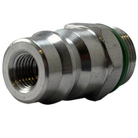 A/C Aeroquip Aluminum OE Style R-134a High Side Service Valve Port - M15 x 1 Thread