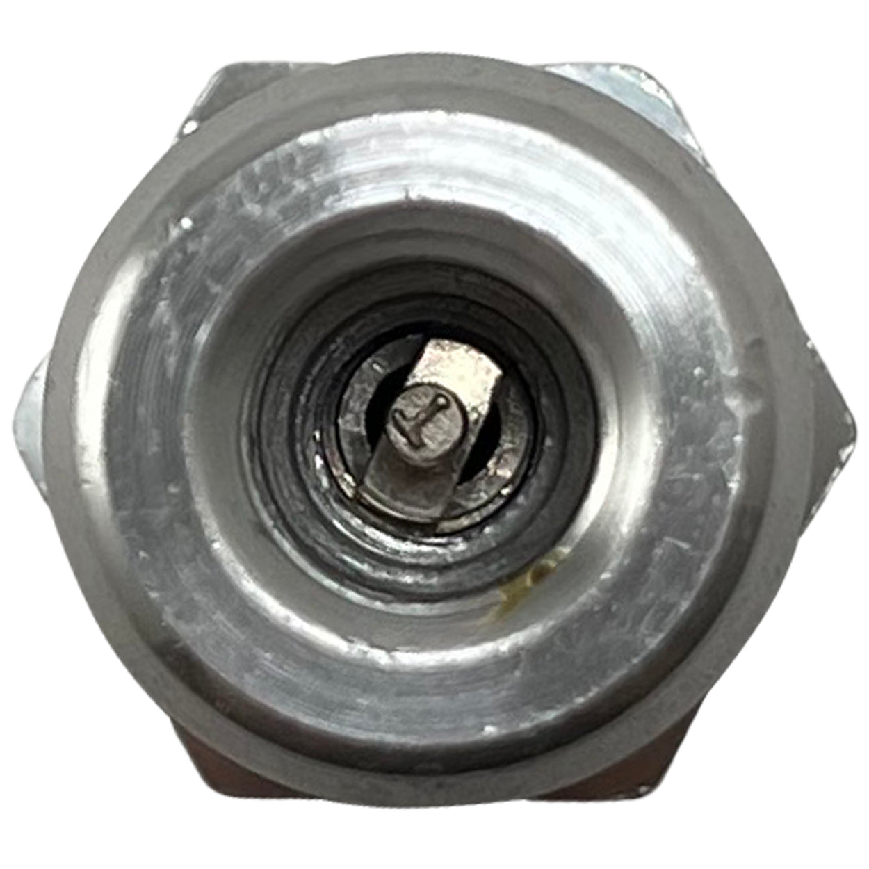 A/C Aeroquip Aluminum OE Style R-134a High Side Service Valve Port - M15 x 1 Thread