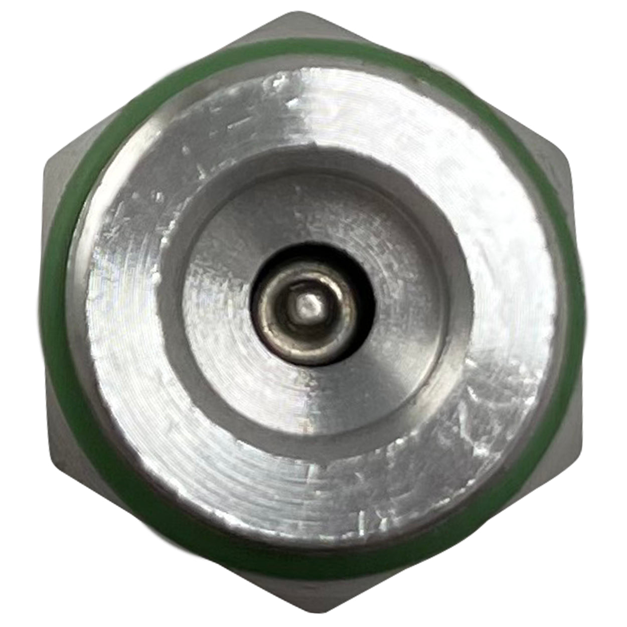 A/C Aeroquip Aluminum OE Style R-134a High Side Service Valve Port - M15 x 1 Thread