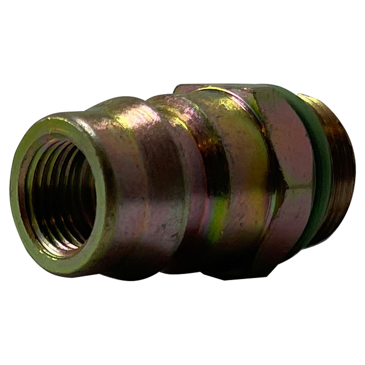 A/C Aeroquip Steel OE Style R-134a High Side Service Valve Port - M15 x 1 Thread