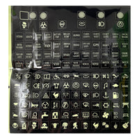 Control Panel 6 Rocker Switch - USB Lighter & Voltage Gauge