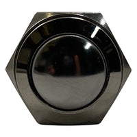Stainless Steel Ignition Starter Momentary Push On Button Switch - 16 MM 12V