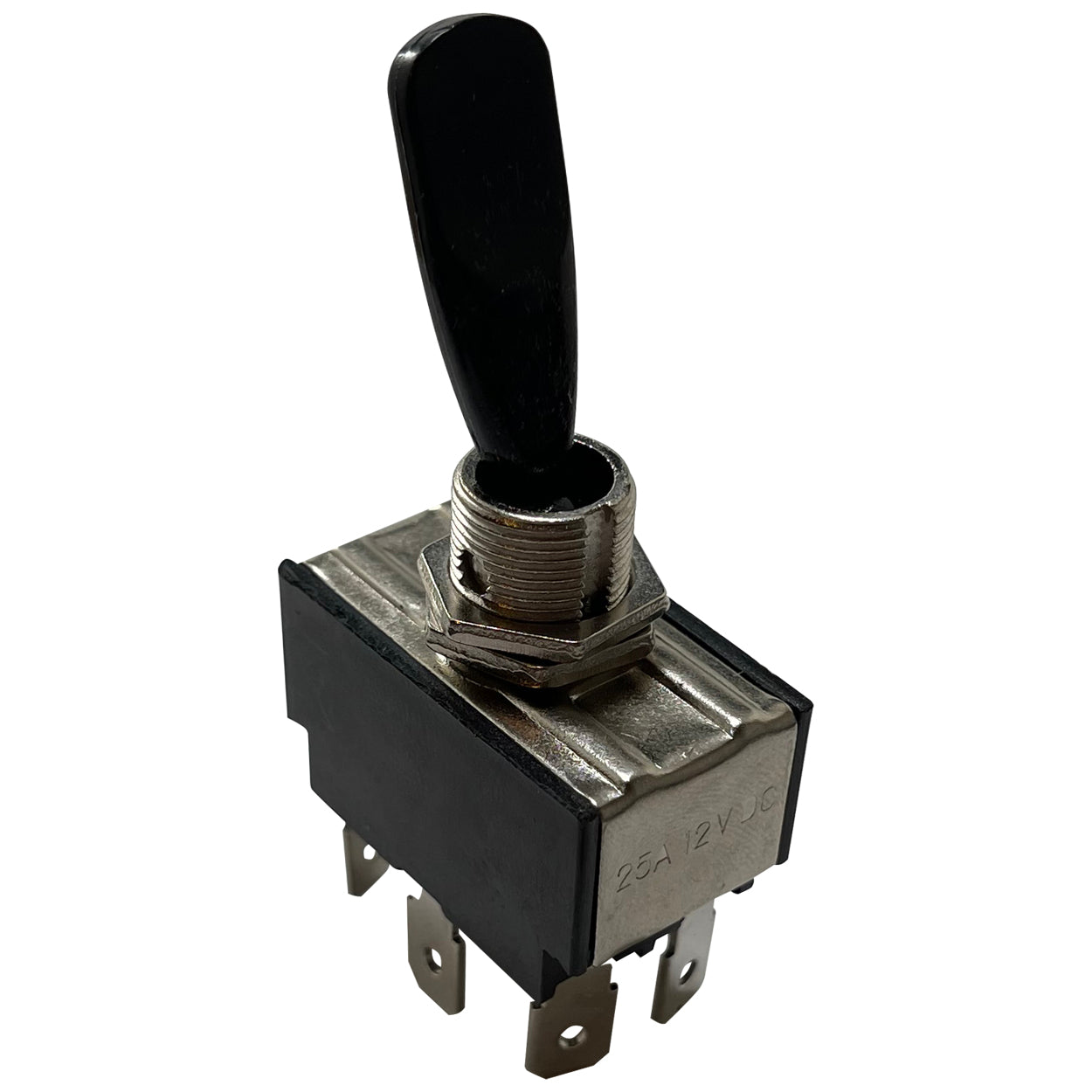 Heavy Duty Double Pole On / Off / On Metal Toggle Switch - 20 Amps @ 12 Volts