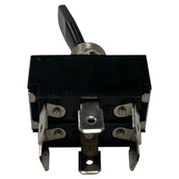Heavy Duty Double Pole On / Off / On Metal Toggle Switch - 20 Amps @ 12 Volts