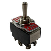 Heavy Duty Momentary MOM ON / OFF / MOM ON Metal Toggle Switch - 20 Amps @ 12 Volts