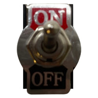 Heavy Duty Double Pole On / Off Metal Toggle Switch - 20 Amps @ 12 Volts