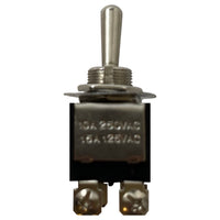 Heavy Duty Double Pole On / Off Metal Toggle Switch - 20 Amps @ 12 Volts