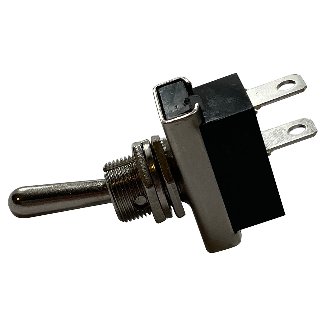 Heavy Duty Momentary On / Off Metal Toggle Switch - 25 Amps @ 12 Volts