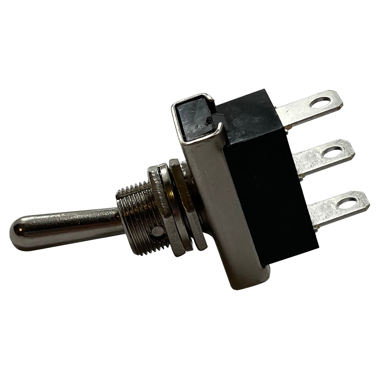 Heavy Duty Momentary MOM ON / OFF / MOM ON Metal Toggle Switch - 25 Am ...