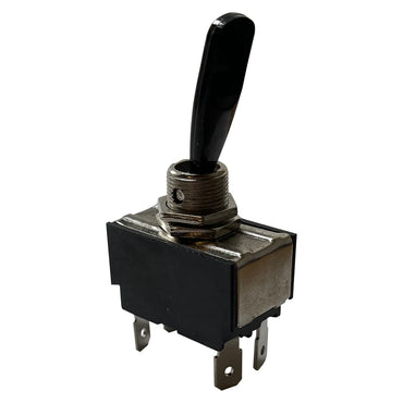 Heavy Duty Double Pole On / Off Metal Toggle Switch - 20 Amps @ 12 Volts