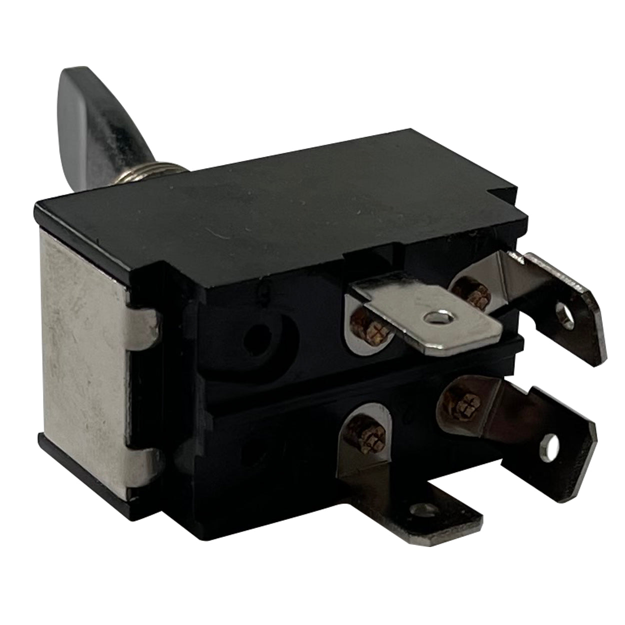 Heavy Duty Momentary On / Normal Off Metal Toggle Switch - 20 Amps @ 12 Volts