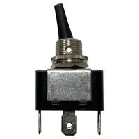 Green Heavy Duty LED Illuminated ON / OFF Metal Toggle Switch SPST - 30 Amps @ 12 Volts
