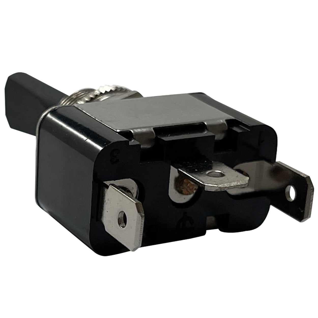 Red Heavy Duty LED Illuminated ON / OFF Metal Toggle Switch SPST - 30 Amps @ 12 Volts