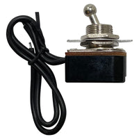 Toggle Switch Standard Single Pole Single Throw On / Off 6 Inch Leads
