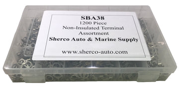 Sherco-Auto 100 Pcs Non-Insulated 8 Gauge Female Quick 8 AWG 1/4 - View #2