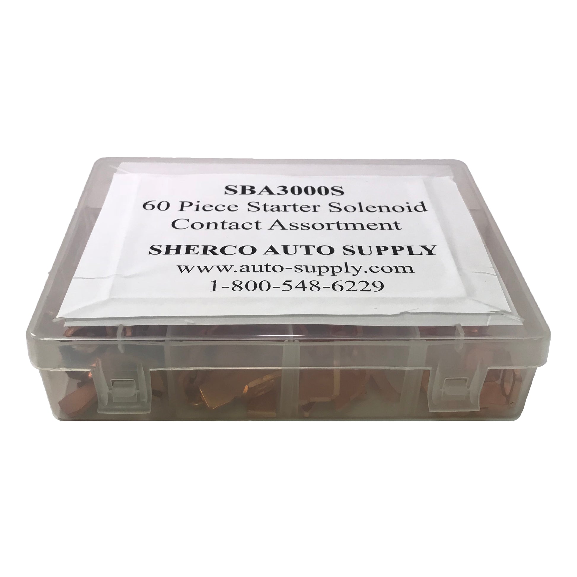 60 Piece Copper Starter Solenoid Contact Assortment for NipponDenso 12 Types