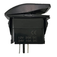 Black Non-Illuminated Panel Mount Switch - 2 Pin ON / OFF