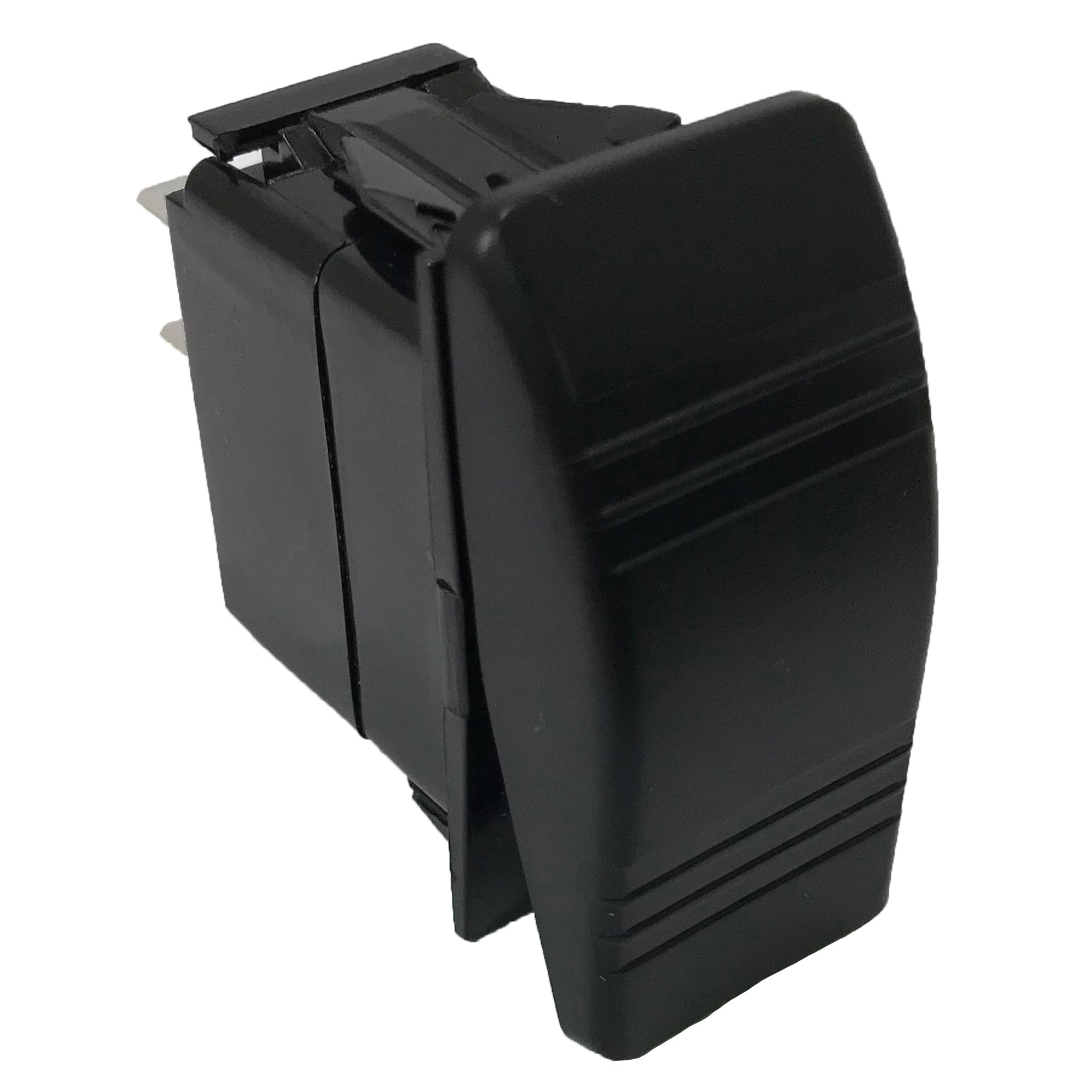 Black Non-Illuminated Panel Mount Switch - 2 Pin ON / OFF