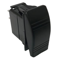 Black Non-Illuminated Panel Mount Switch - 2 Pin ON / OFF