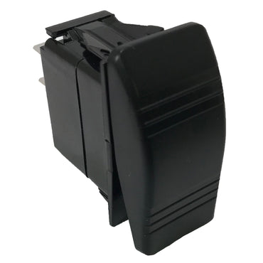 Black Non-Illuminated Panel Mount Switch - 2 Pin ON / OFF