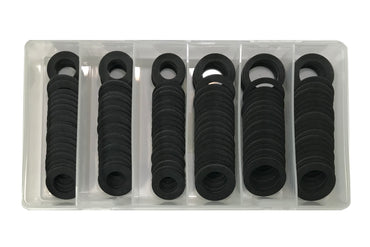 120 Piece Fiber Oil Drain Plug Gasket Assortment Kit