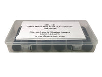 120 Piece Fiber Oil Drain Plug Gasket Assortment Kit