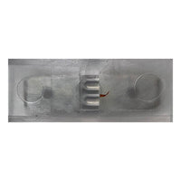 Insulated 1/4 Inch Double Male Connector Adapter - 100 Pack